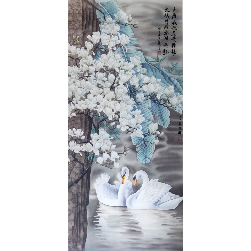 十国联展金奖得主陈占伟《白天鹅》AA0398