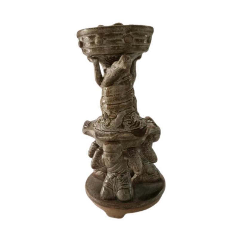 汉代力士承托油灯AK0364