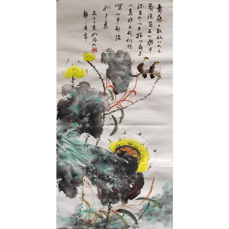 荷塘清趣图AK0419