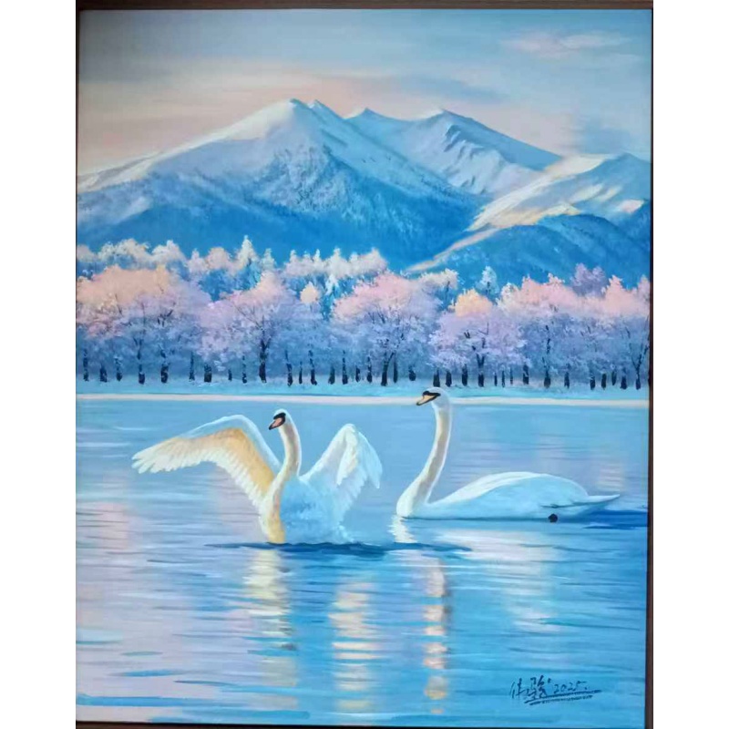 雪山天鹅湖AB0782