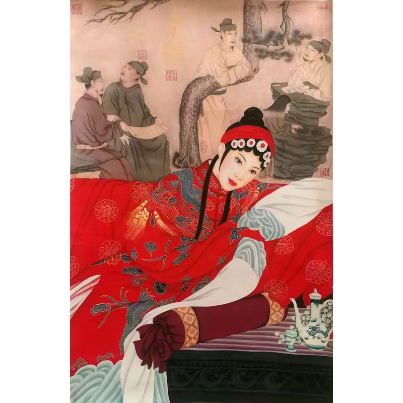 京韵人物图AE0482