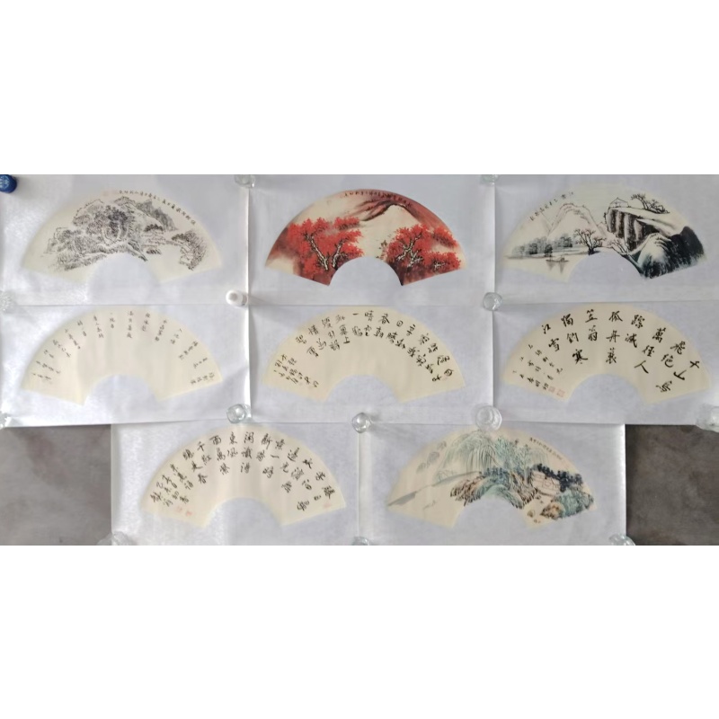 八大书画泰斗传人扇面真迹典藏AC0414