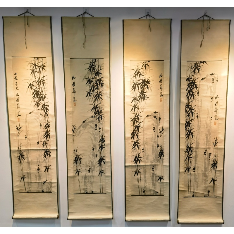 墨竹四条屏AC1060