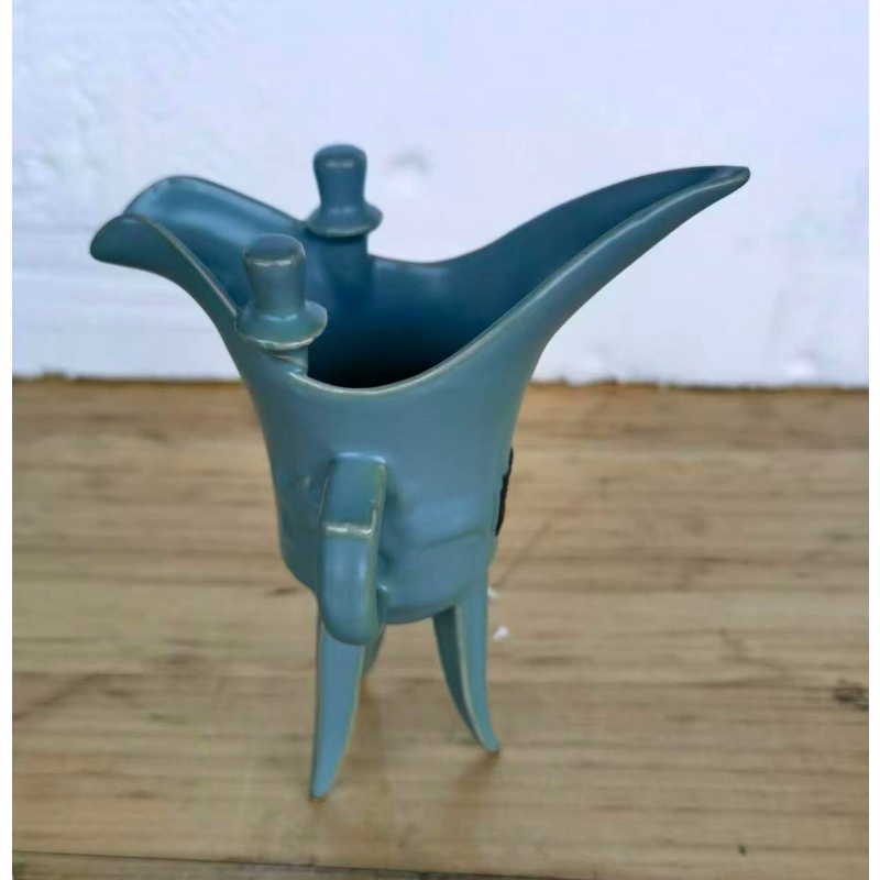 汝窑三足爵杯AB0245