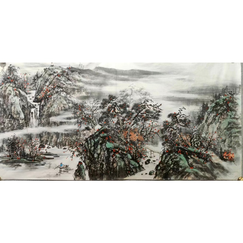 云山秋韵图AB0243