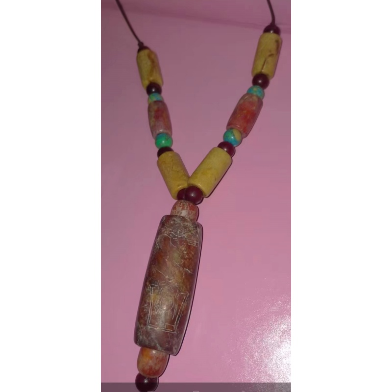 高古玉勒子串饰AB1006