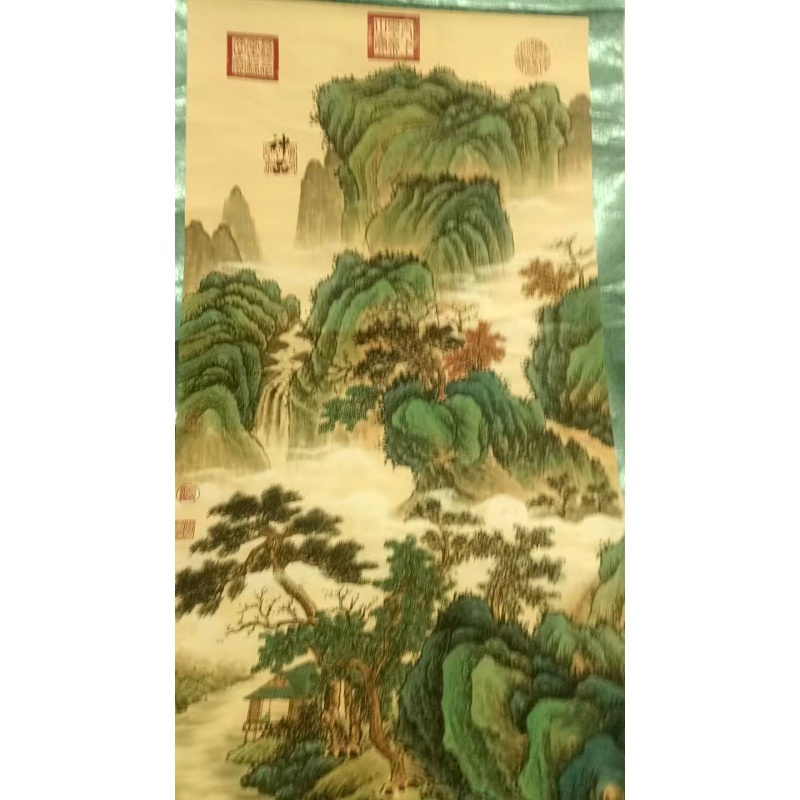 青绿山水画AB1039