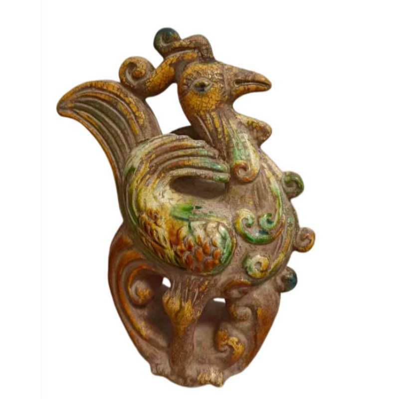 唐三彩灯盏AB1191