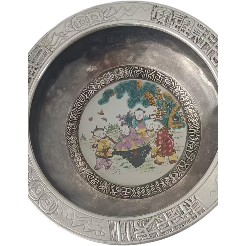 光绪五子登科聚宝盆AE0613