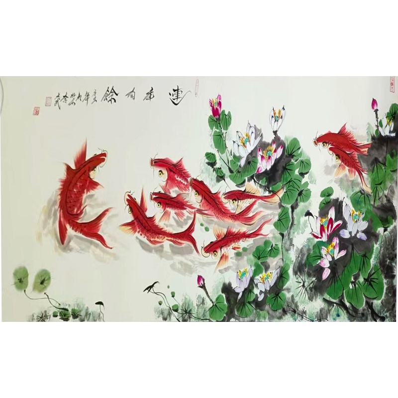 长长久久12朵荷花AC1146