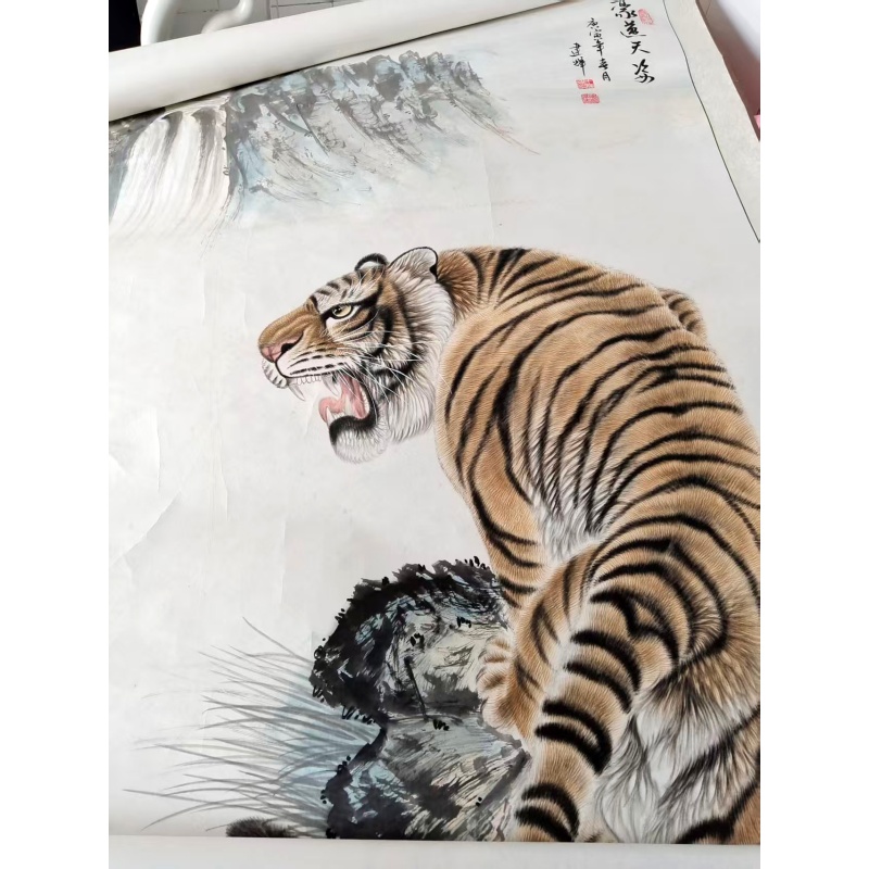 上山虎猛虎图AB1255