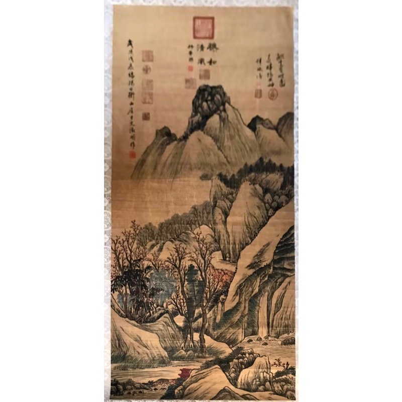 文徵明仿古山水AB1272