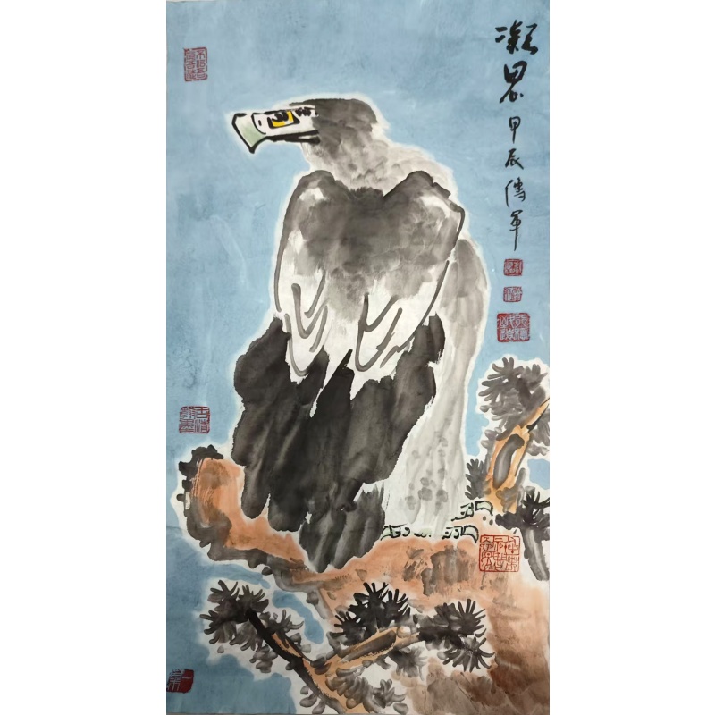 凝思松鹰图AB1304