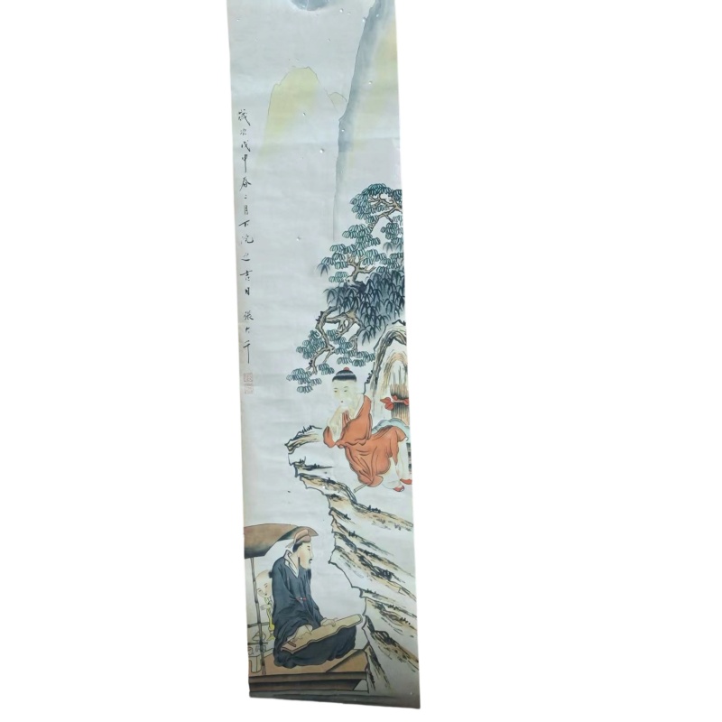 松荫抚琴图AC1218