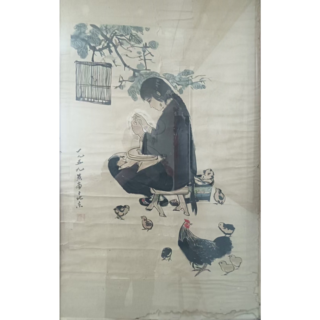 黄胄《人物图》AD2030