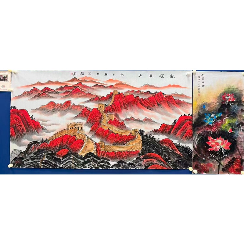 江山万里琵琶瓶AB1376