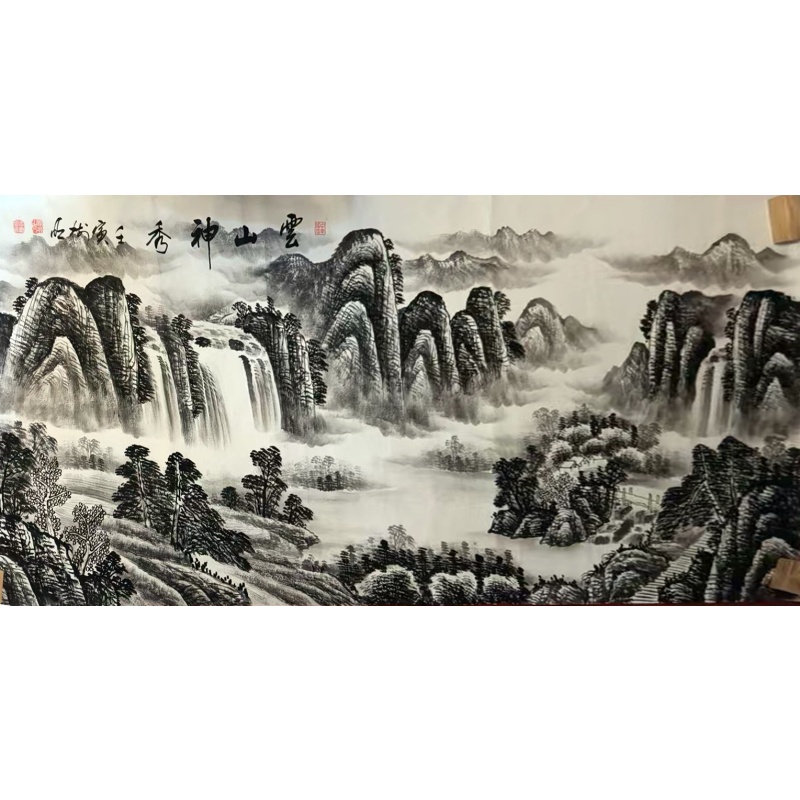 水墨山水画AH0554