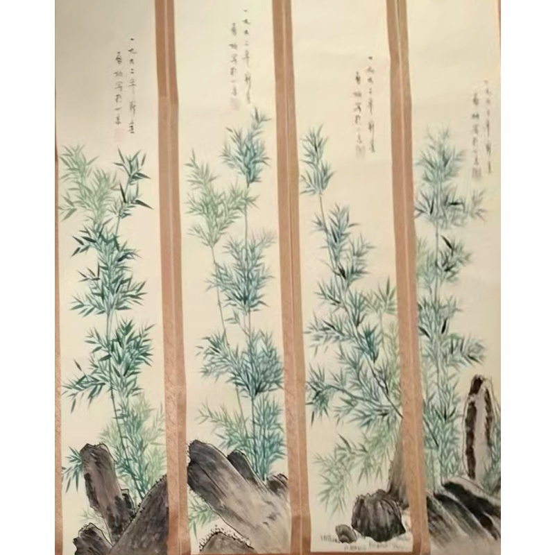 《竹》四条屏AC1077