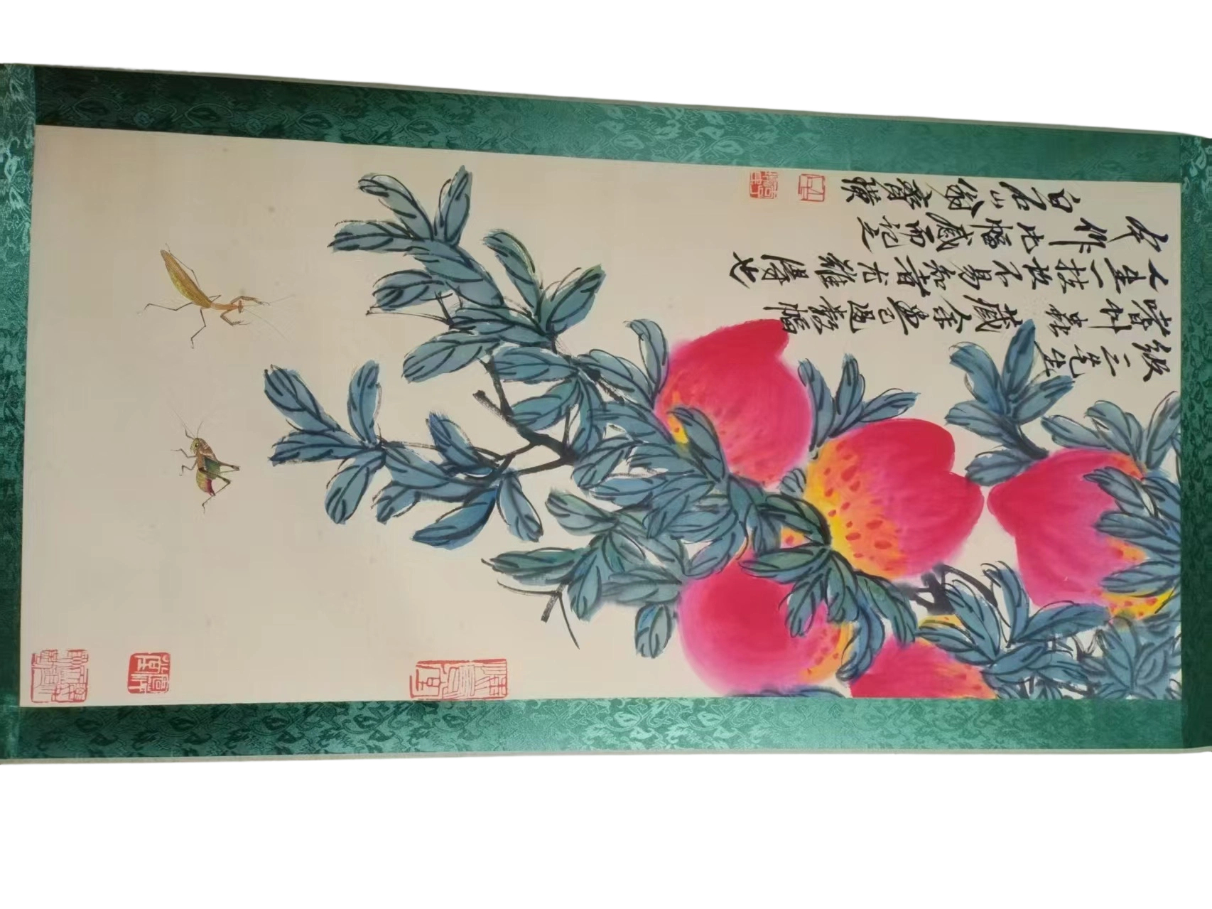 寿桃草虫图AC1043