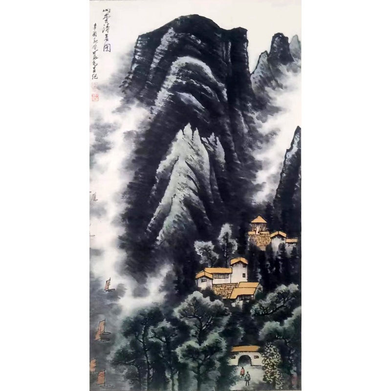 山水清音图AB1516