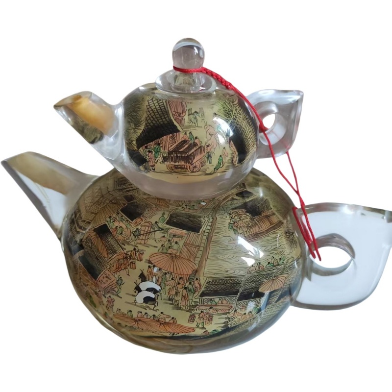 清明上河图水晶茶壶AE0641