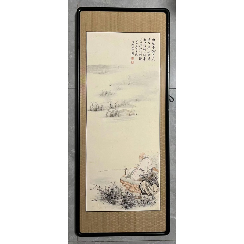 江渚垂纶图AB1708