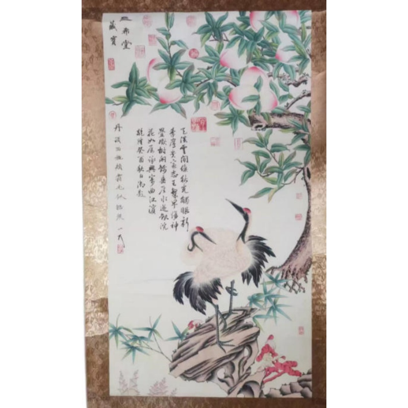 鹤寿万年图AB1748