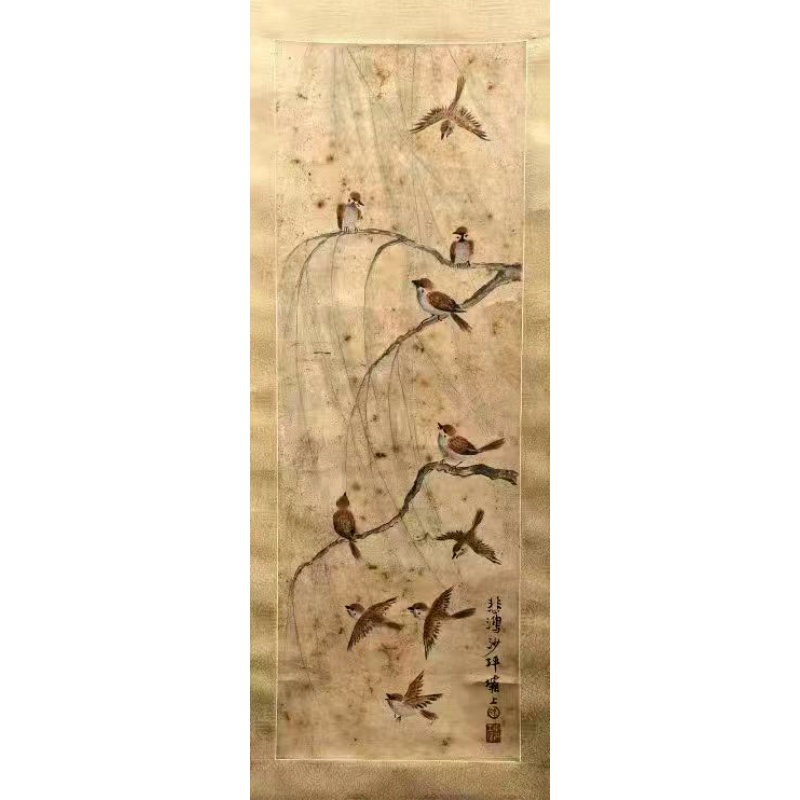 群雀图AB1709