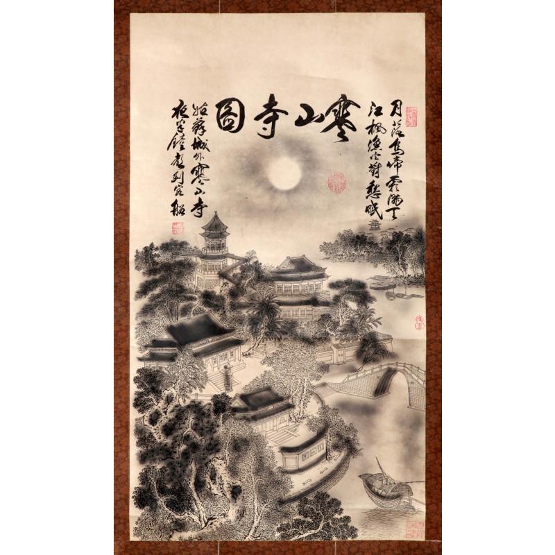 寒山寺图AB1779