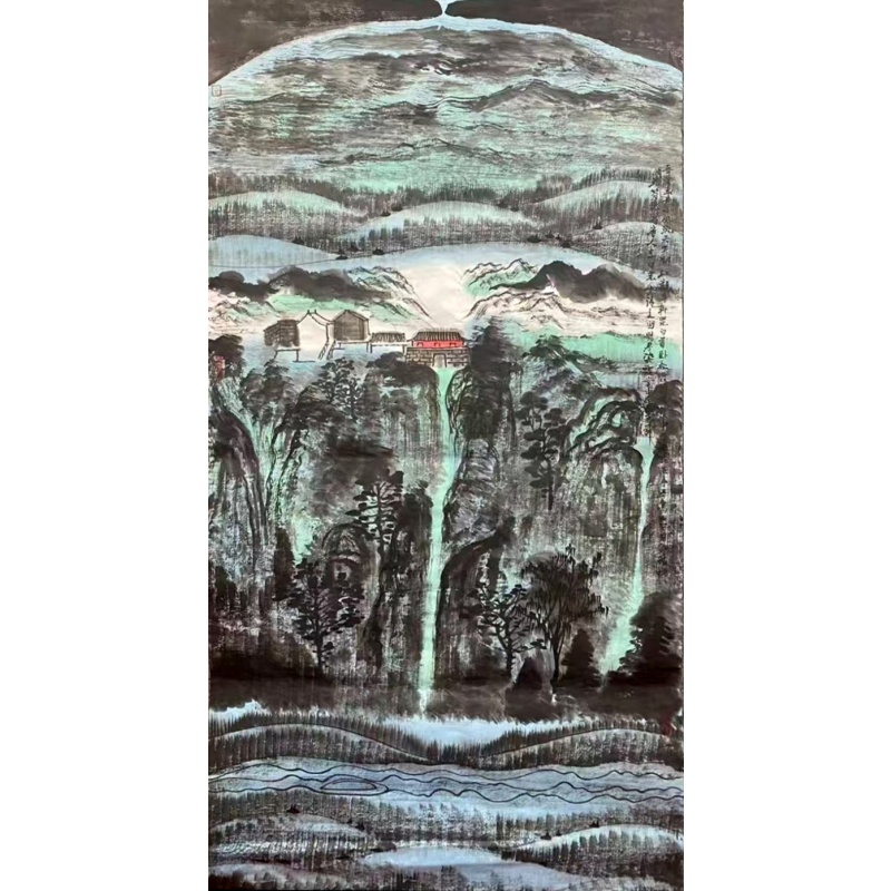 卢寓舜《唐诗山水图》AA0578