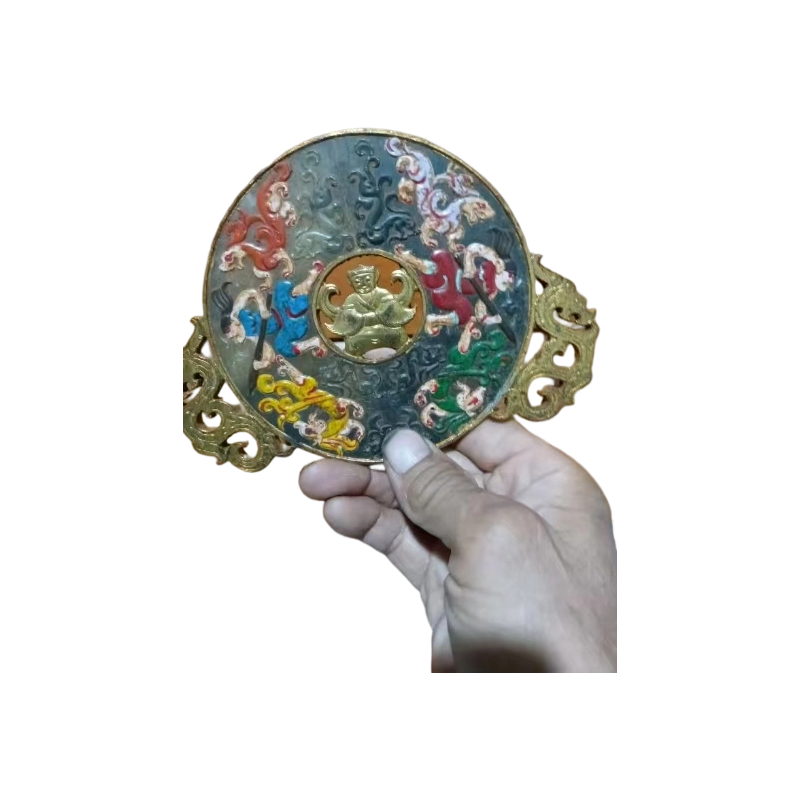 描金彩绘玉璧AC1610
