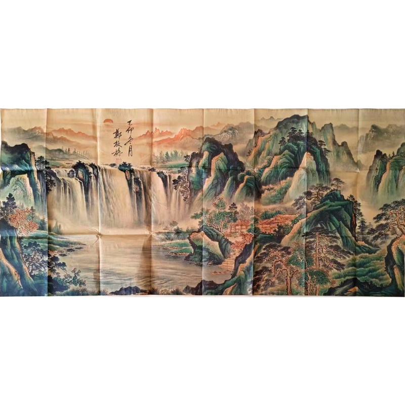 青绿山水图AB2331