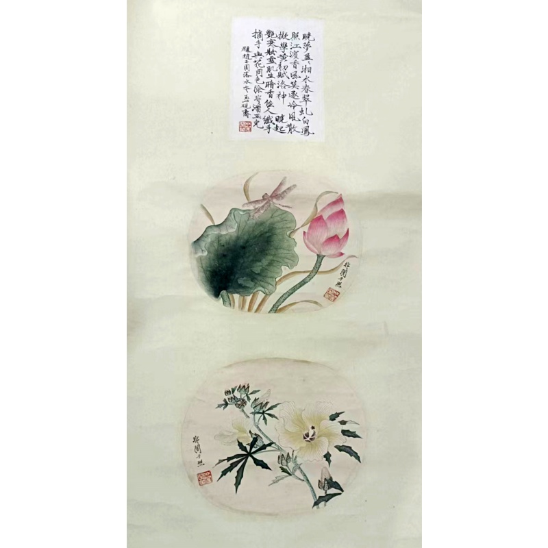 荷花蜻蜓图AB2485