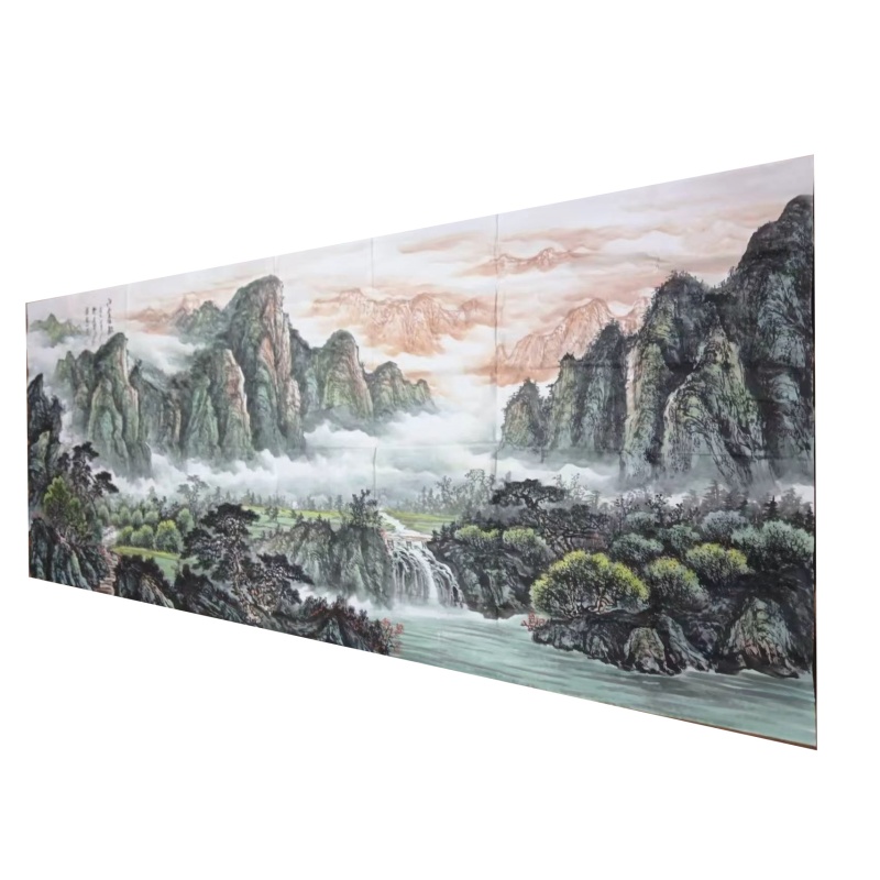 青绿大山水AB2552