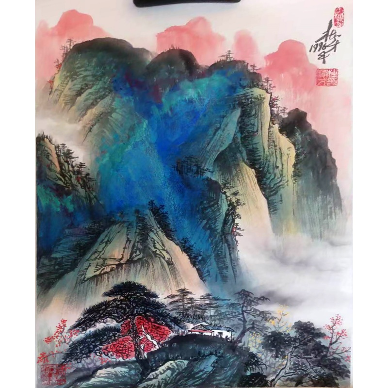 泼彩山水AE0744