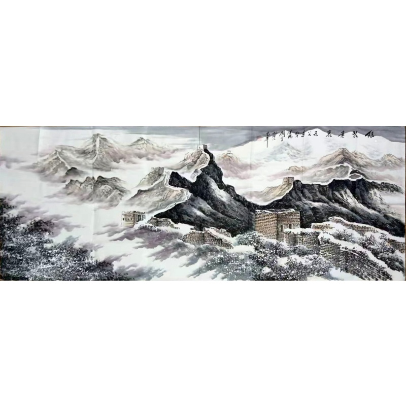 长城雪景图AB2554