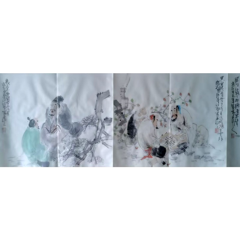 渝山 人物册页AF0345
