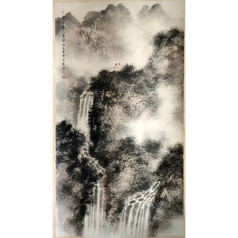 抱石皴山水画AC1184