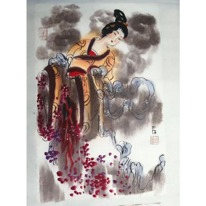 傅小石仕女图AB01541