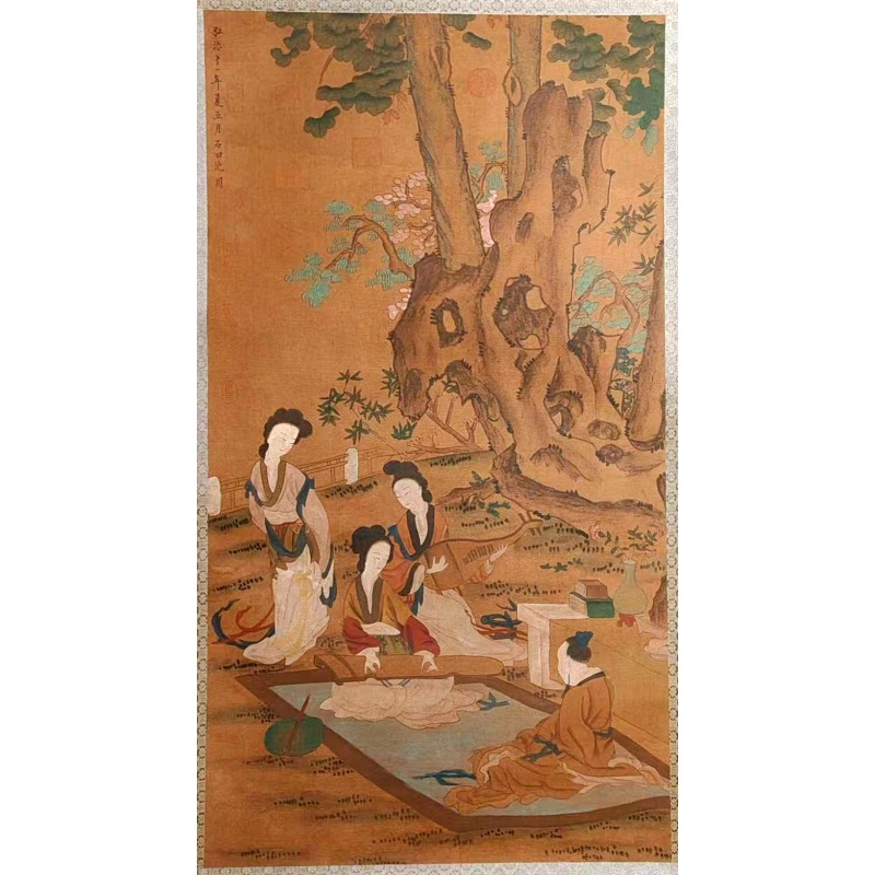仕女奏乐图AC1206