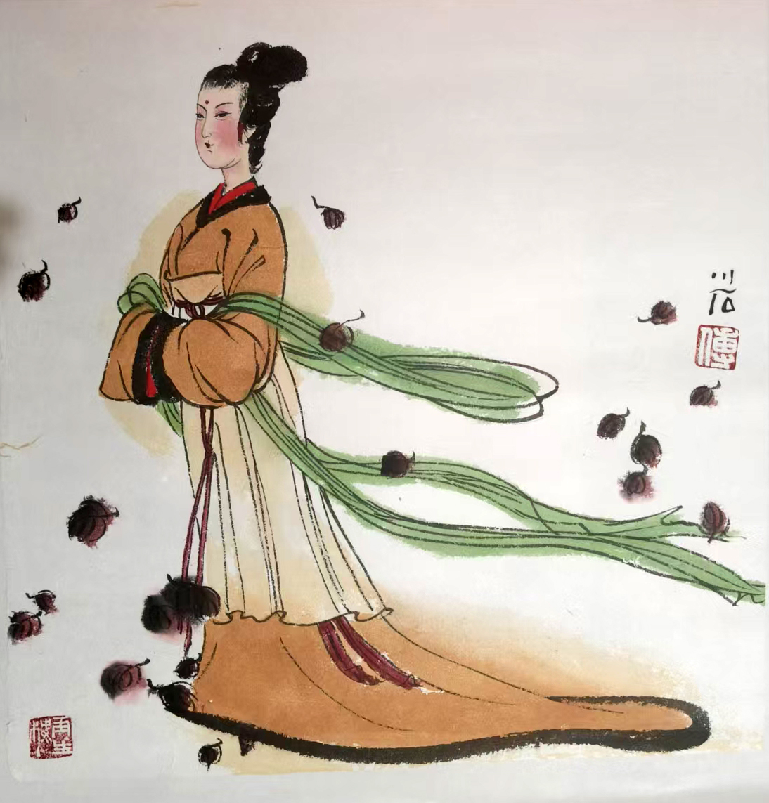 傅小石仕女图AB01541