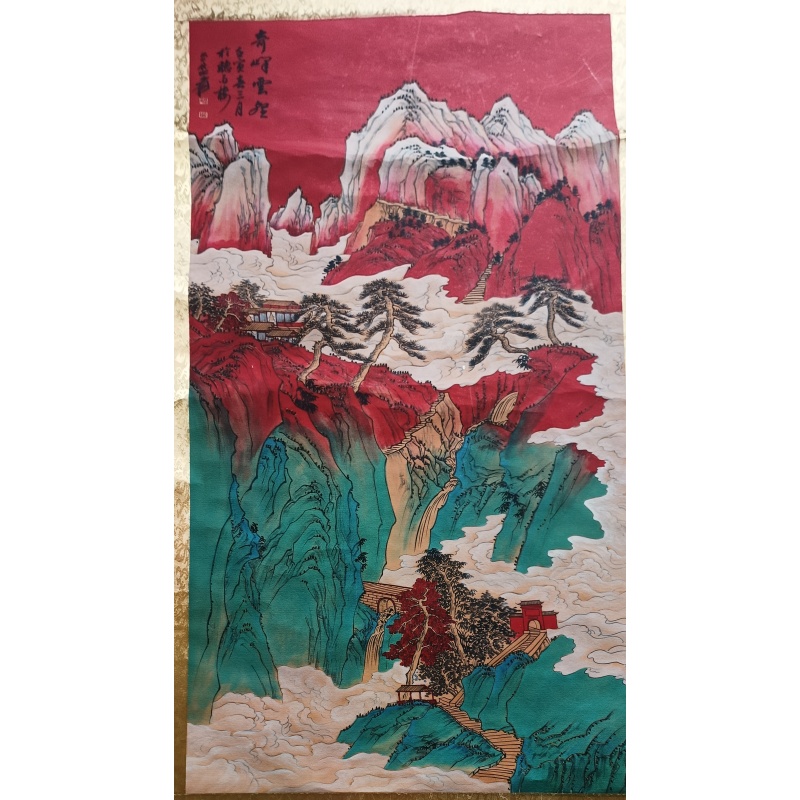 青绿山水AB2804