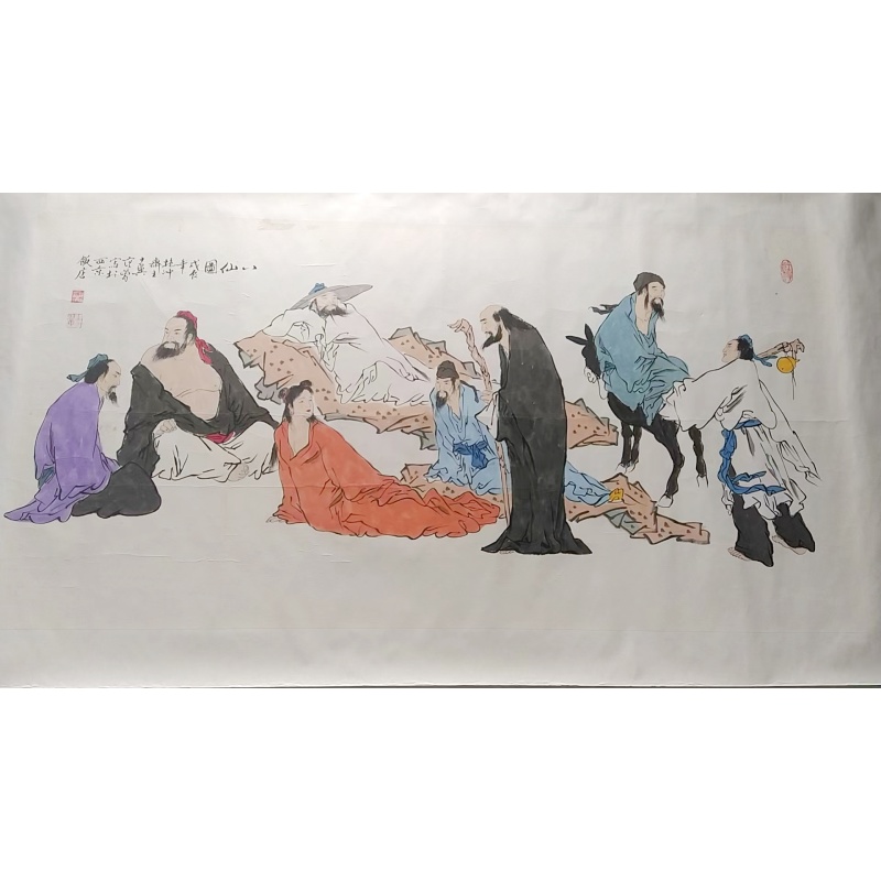 饮中八仙图AB0155