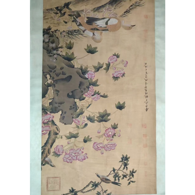 芙蓉双禽图AC1334