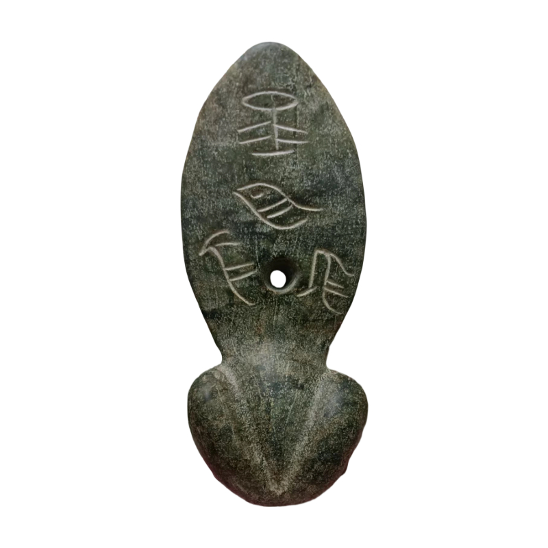 甲骨文刻字玉石AB2895