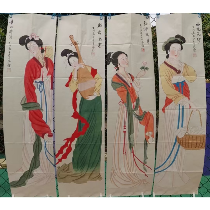 四大美女仕女图AB3001