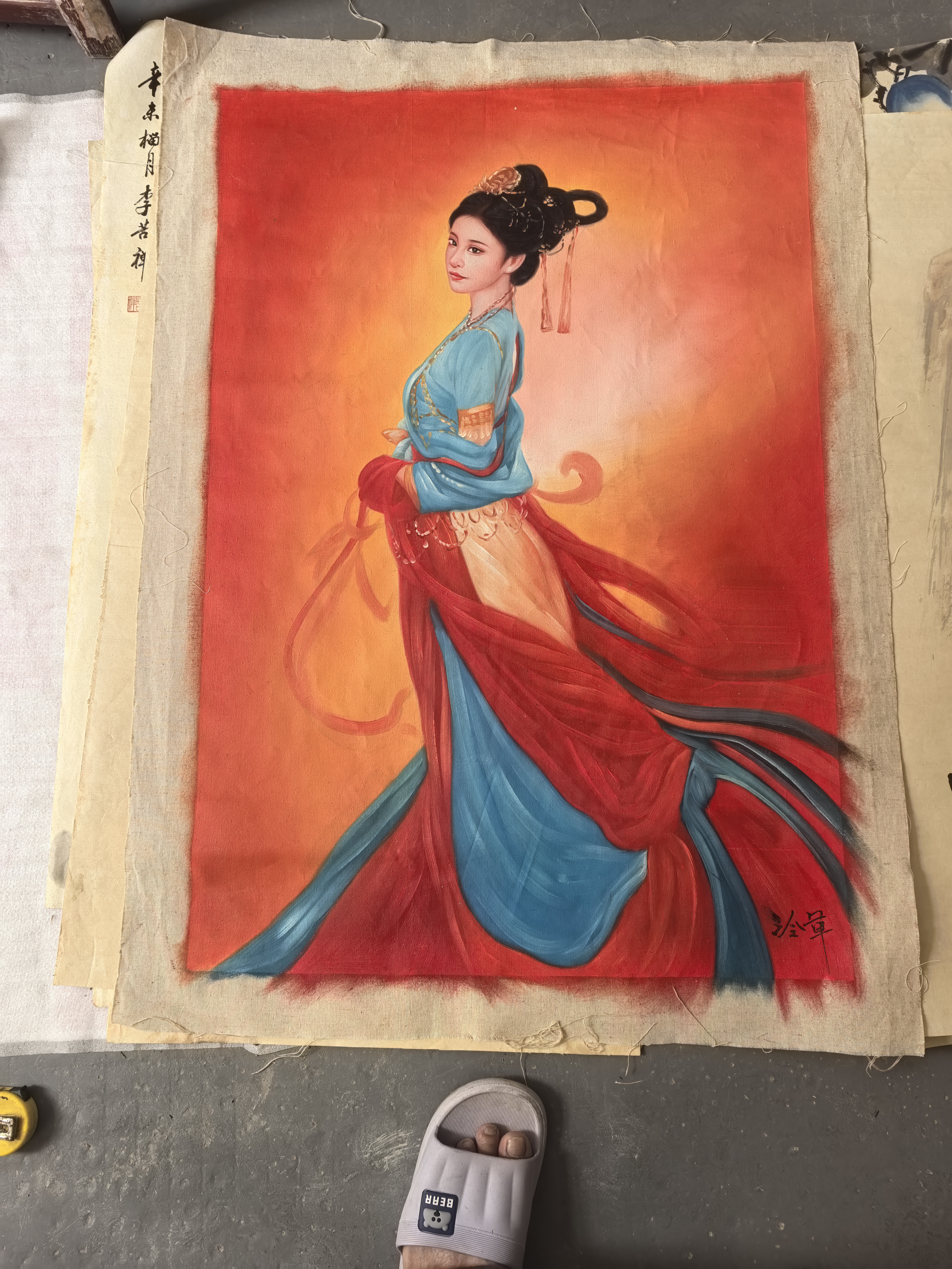 冷军油画