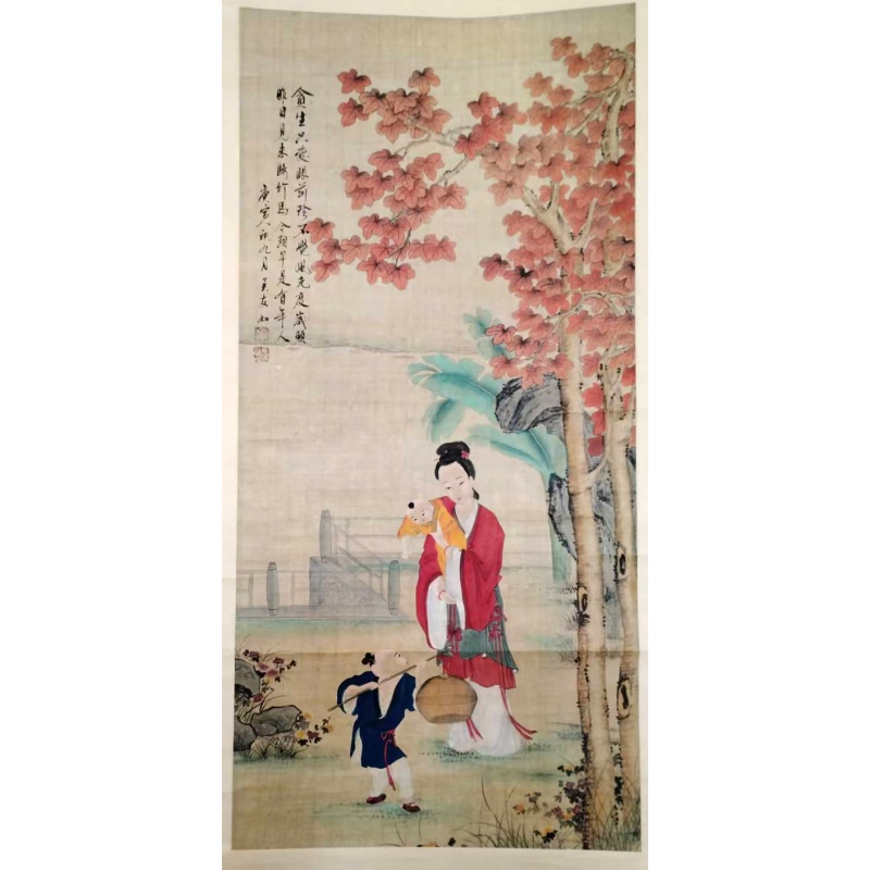 山水人物画AE0961