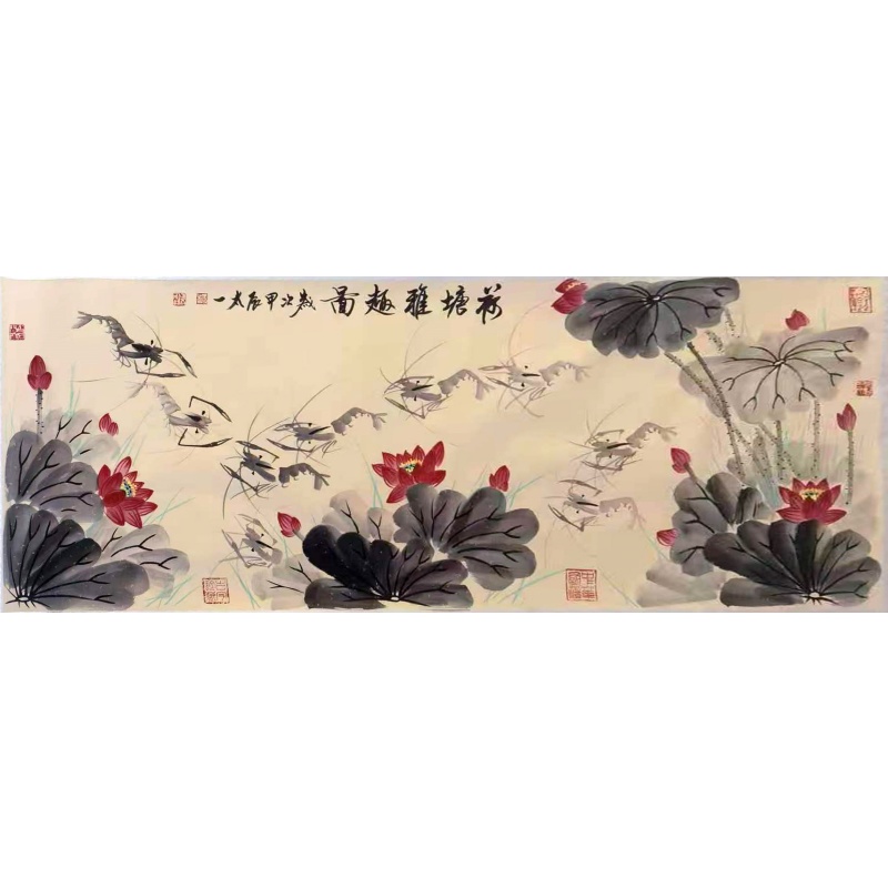 荷塘雅趣图AG1324