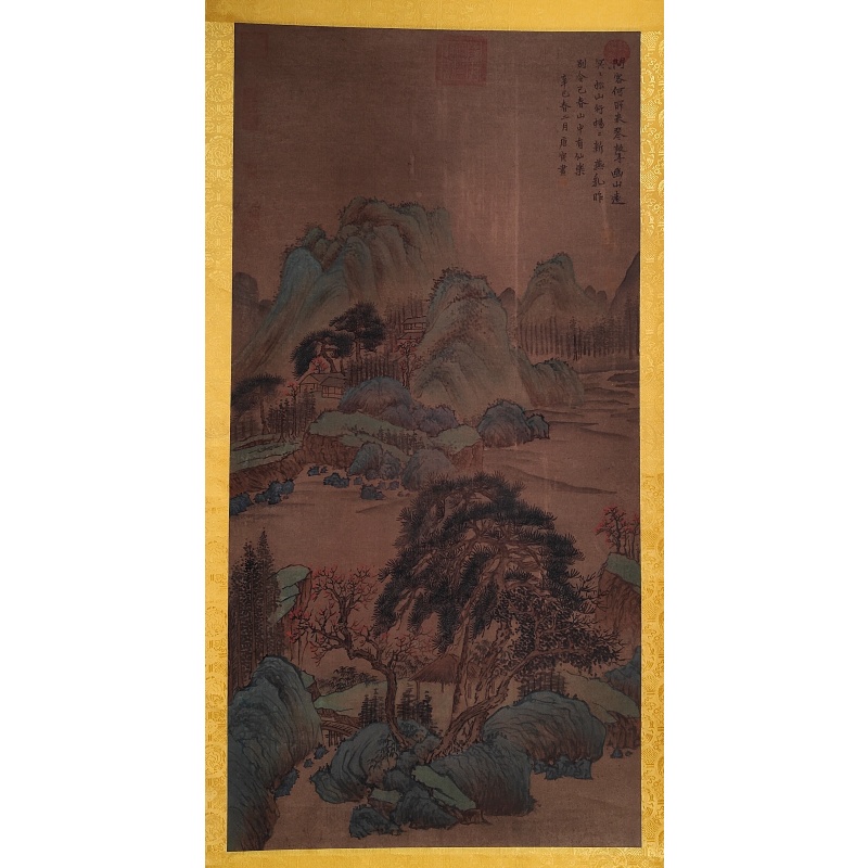 唐寅款山水AB01907